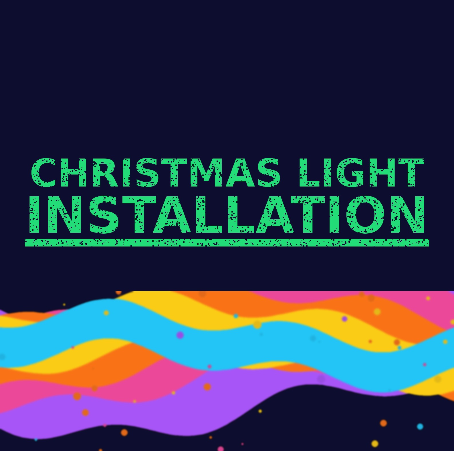 Festive colorful party graphic