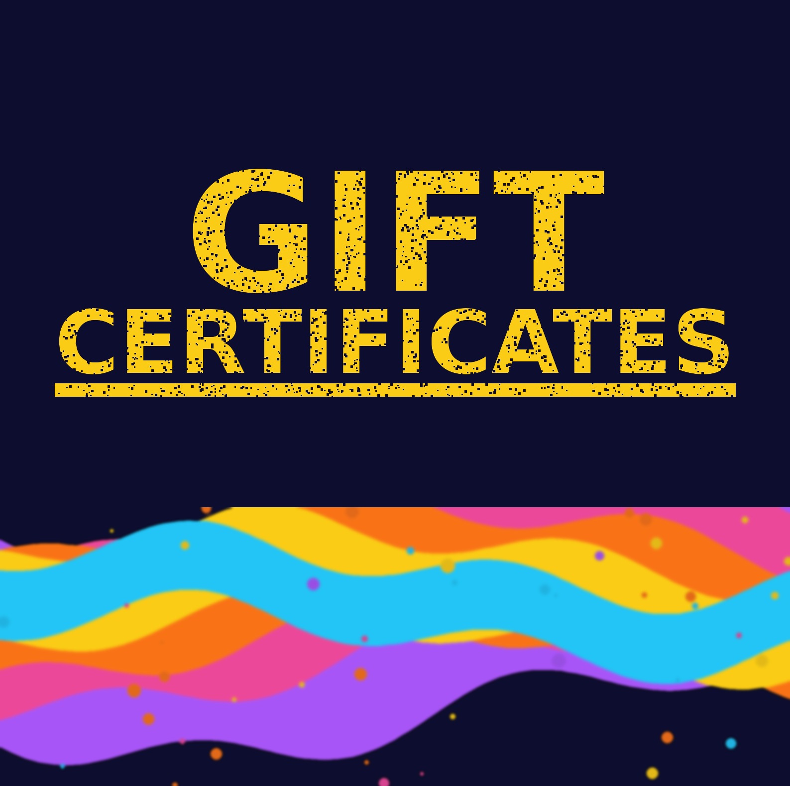 Festive colorful party graphic